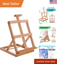 Venice Heavy Duty H-Frame Tabletop Easel - Artist Studio Desktop Drawing Tabl...