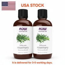 Rosemary Oil, 100 Pure 4 oz- Pack Of 2 NOW Foods