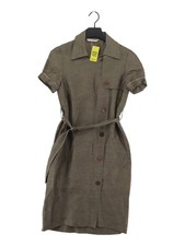 'S MaxMara A-Line Midi Dress M in Green