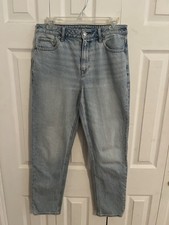 American Eagle Outfitters Women's Size 6 Mom Jeans Blue Light Wash