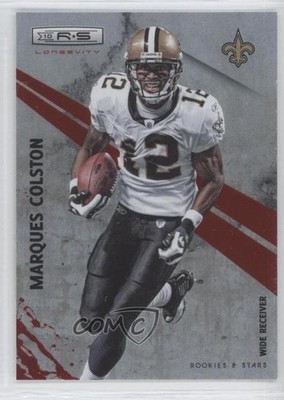 2010 Panini Rookies & Stars Longevity Ruby 97/100 Marques Colston #93 0f7
