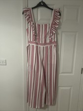 Ted Baker Women's Candy Stripe Jumpsuit Size 3