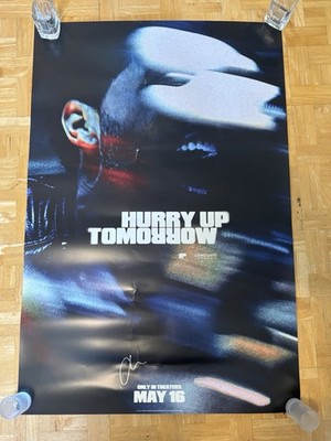The Weeknd ''Hurry Up Tomorrow'' Film Poster Signiert
