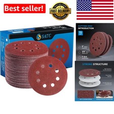 72 PCS 5-Inch Hook and Loop Sanding Discs for Orbital Sander - All Grits Incl... 0.28 per gallon