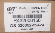 Aventics R432006156 (GS-020062-02424) Size 2 Ceram Valve