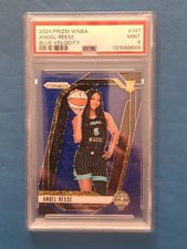 2024 Panini Prizm WNBA - Angel Reese #147 Blue Velocity Prizm (RC) PSA 9 MINT