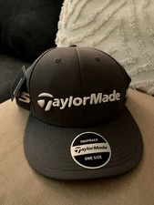 TaylorMade Tour Flat bill  SIM/TP5 Gray Adjustable Golf Hat Cap - New with Tags