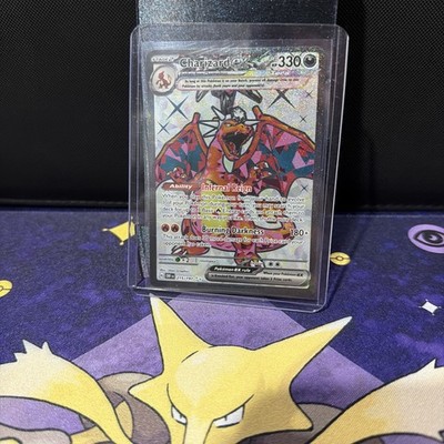Charizard EX Full Art Ultra Rare 215/197 SV Obsidian Flames NM