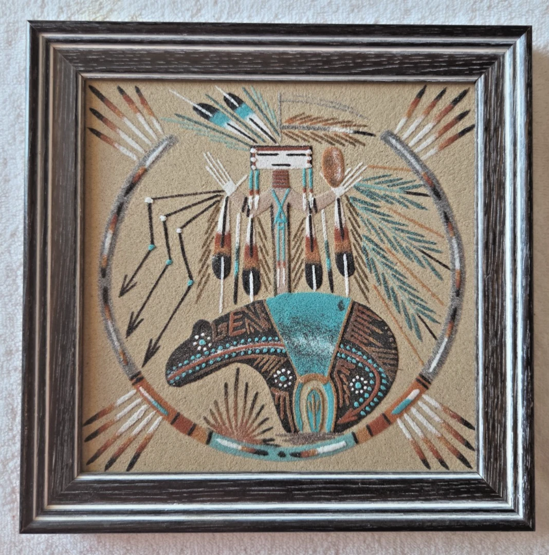SALE☆NATIVE AMERICAN SAND ART LAMP/照明 ネイティブアメリカン