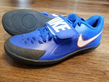 Nike Men  s 5.5 Zoom Rival SD 2 Track  Field Throwing Shoes Blue 685134-400 NEW