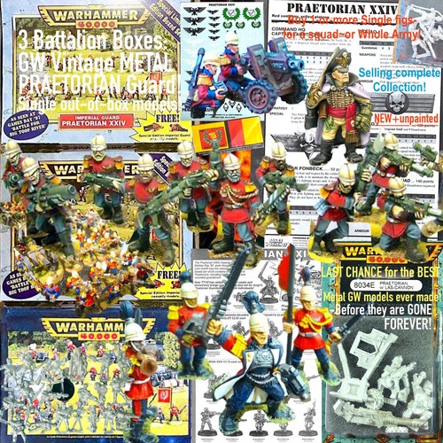 Single GW METAL PRAETORIAN MODELS! ~ASTRA MILITARUM~Games Workshop WARHAMMER 40K