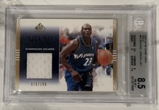 MICHAEL JORDAN 2003-04 SP GAME USED JERSEY #92 WASHINGTON WIZARDS BGS 8.5 /100