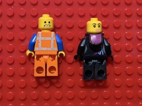 The LEGO Movie minifigures Emmet + Wyldstyle Lot of 2 