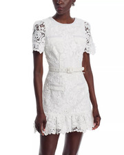 MILLY Garden Lace Mini Dress MSRP 525