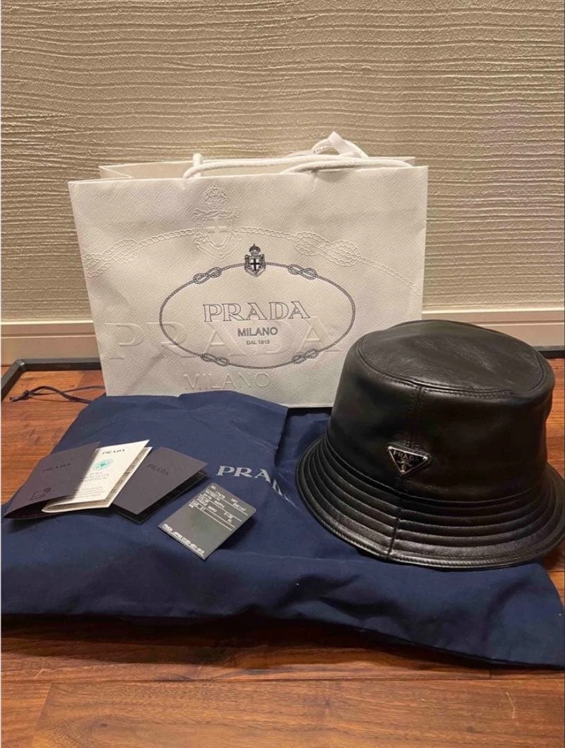PRADA Leather Hats for Men for sale | eBay