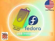 Fedora 43 Bootable USB - Linux Installer - Try or Install - Repair PC Mac