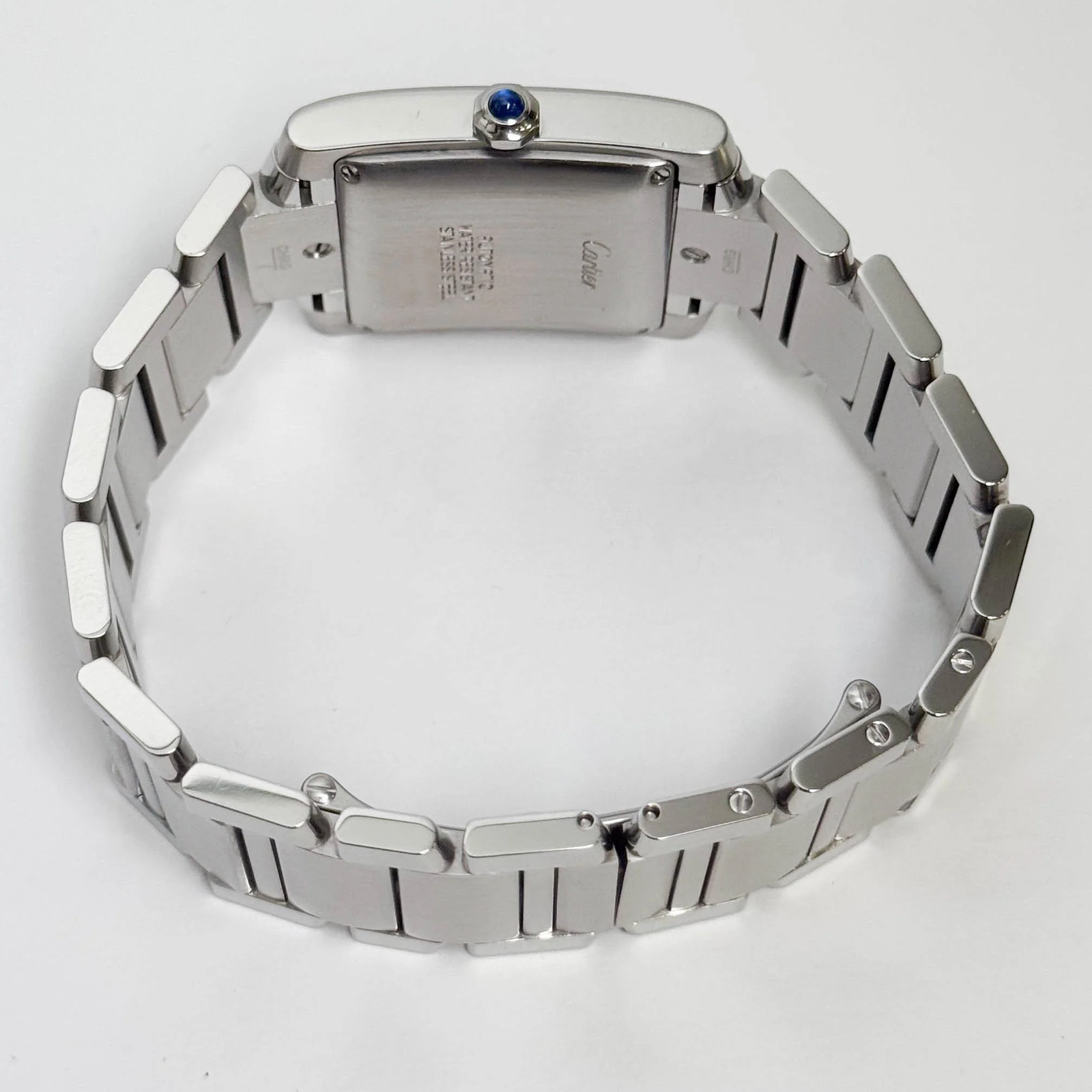 Cartier Tank Française Stainless Steel 28mm White Dial Watch Ref# W51002Q3 image 6