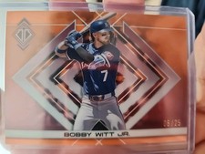 2025 Transcendent Bobby Witt Jr Image Variation Orange 6/25 Royals