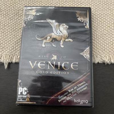 RISE OF VENICE Gold Edition + Beyond the Sea DLC - Strategy PC Game - NEW Sealed