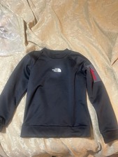 The North Face Boys Graphic Hoodie Jumper Black Size Large