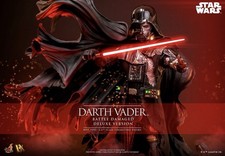 In Stock Hot Toys DX45 Star Wars Darth Vader Battle Damaged Deluxe Version