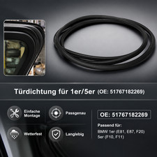 51727122433 F�r BMW 1er E81 E87 F20 5er F10 F11 Dichtungsgummi T�r Seite