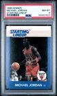 1988 Kenner Starting Lineup Michael Jordan Graded PSA 8