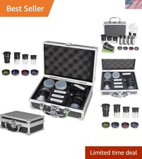 Astronomical Telescope Accessory Kit - with 3pcs Plossl Eyepieces Set, 4pcs F...