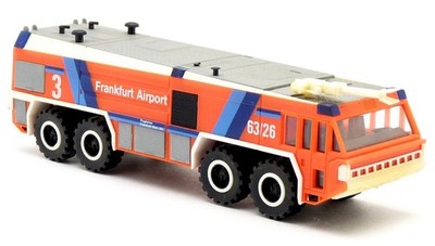 R+H Rosenbauer Simba 8x8 FLF GFLF Feuerwehr Flughafen Frankfurt Main No3 1:87 H0
