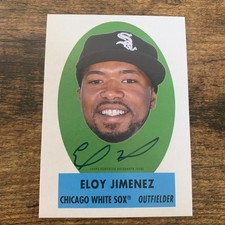 2021 Topps Archives 1963 Topps Peel-Off Autograph Eloy Jimenez Auto /249