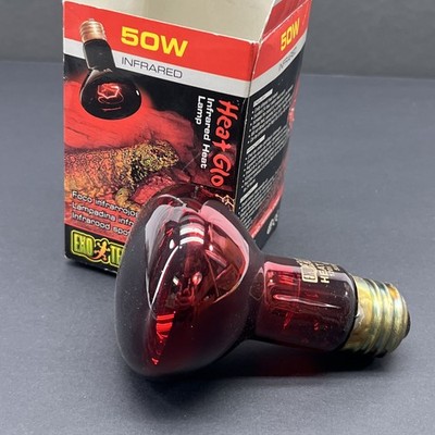 Exo Terra Infrared Basking Spot  50 Watt Red Heat Lamp