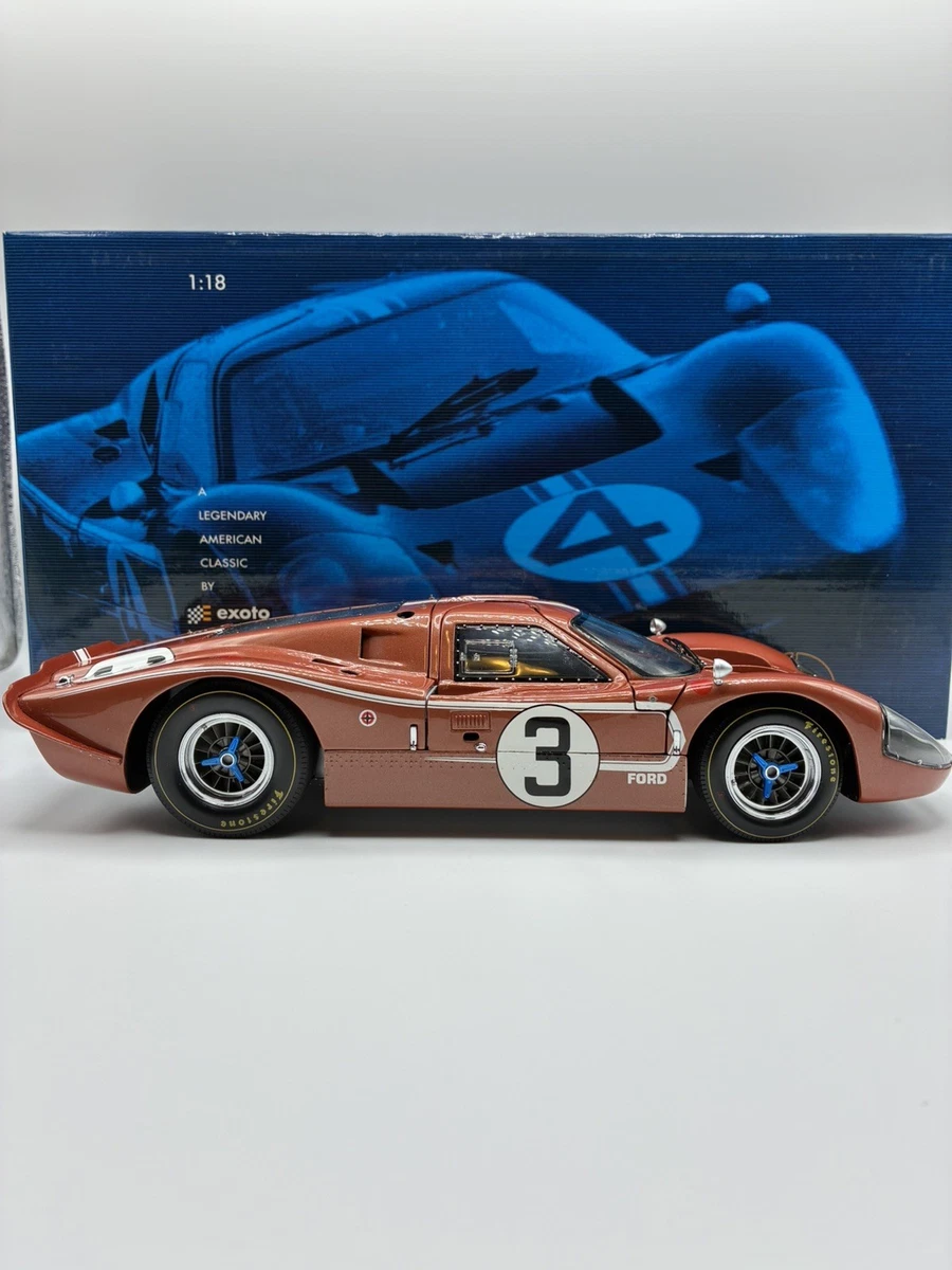 1/18 エグゾト RLG18044 フォード GT40 MkⅡ #3 Exoto Ford GT40 Ford Contemporary Manufacture Diecast Cars, Trucks