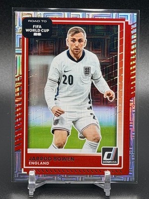 2025-26 Donruss FIFA World Cup #73 Jarrod Bowen England SILVER MAZE PRIZM