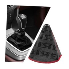 Car Shift Boot Cover, Waterproof Fabric Manual/Automatic Shift Knob Boot Black