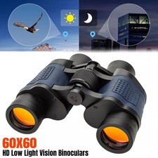 3000M 60x60 Military Zoom Powerful Binoculars BAK4 for Hunting Camping with Bag