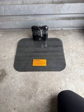 Universal TV Stand Base Pedestal Mount Glass Top Replacement Stand Black