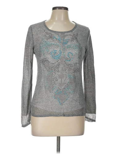 Luisa Cerano Women Silver Pullover Sweater 10