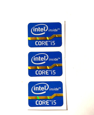 3x Intel Inside Core i5 2nd/3rd Gen Sticker Label Decal 21mm x 15mm