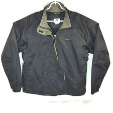 Vintage Nike Women's Jacket Black Waterproof Golf Running Jogging Hiking XL