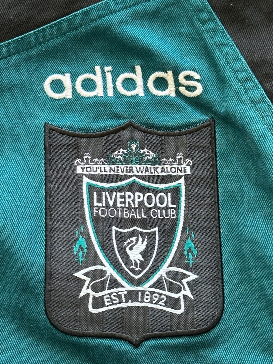 LIVERPOOL 1995 1996 TRAINING FOOTBALL JACKET ADIDAS TRACK