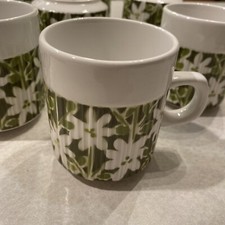 8 MCM Vintage Terra Stone Reims 7115 Japan by Jonas Roberts Avocado tea cups