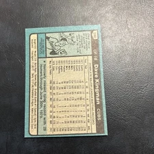 #240 Dave Kingman Chicago Cubs￼    1980 Topps Cb20-4