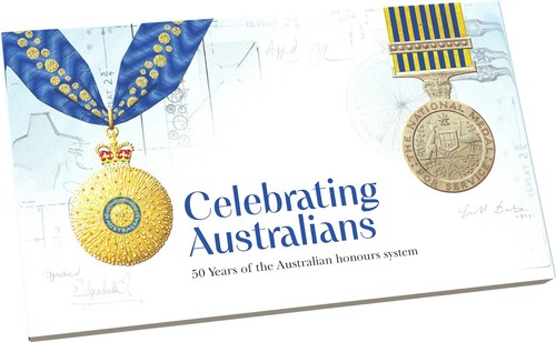 2025 Proof + UNC Coin Set - 50 Years Australian Honours System COLOUR 50c - Picture 3 of 8