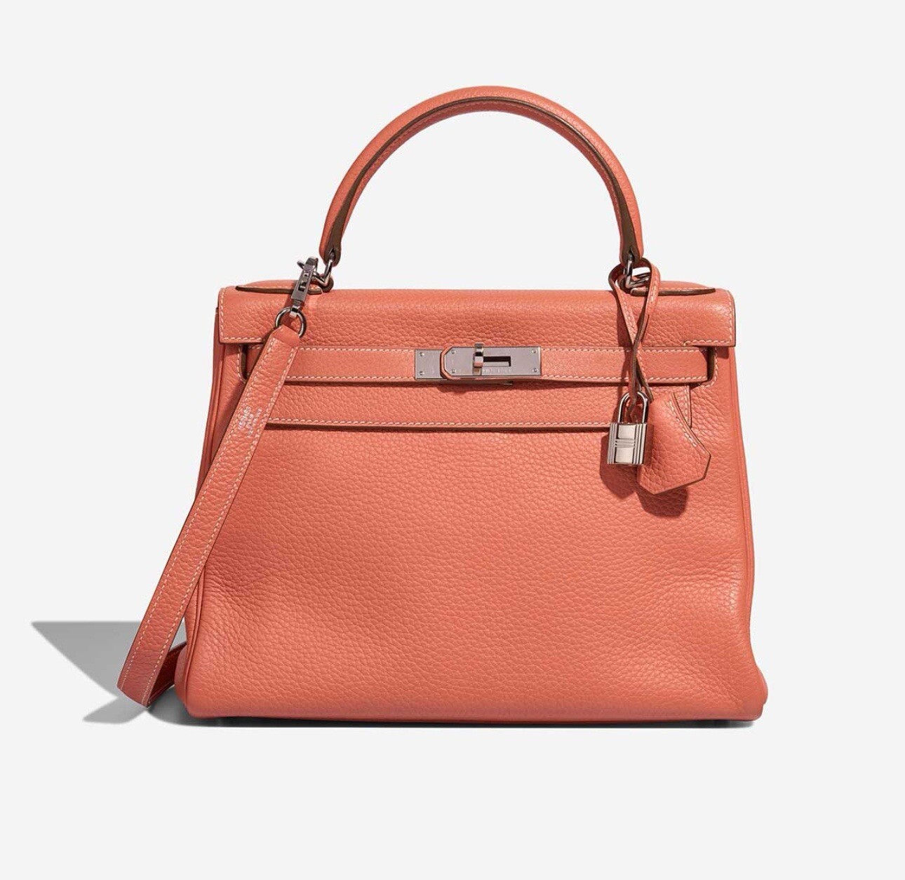 Hermes  Kelly 32 Clemence Crevette Colour 