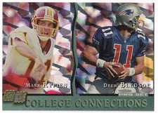 1993 Pro Set College Connections #CC10 Drew Bledsoe Mark Rypien