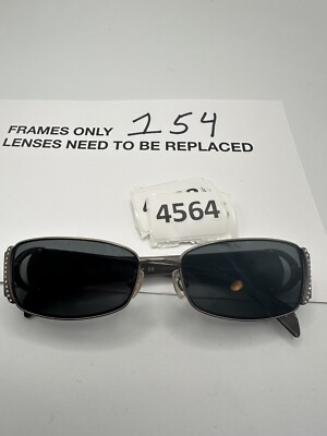 Carmen Marc Valvo White Sunglasses with Dark Lenses Carmen Marc Valvo Eyeglasses Frame Mila 54-16-135 Antique  main image 4