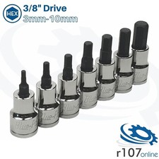 Blue Point 3/8" Hex Socket Set 3-10mm - As sold by Snap On