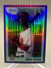 PEDRO CIRIACO 2010 Bowman Chrome PURPLE REFR ROOKIE #393/999 (#BCP18) - NM/MT