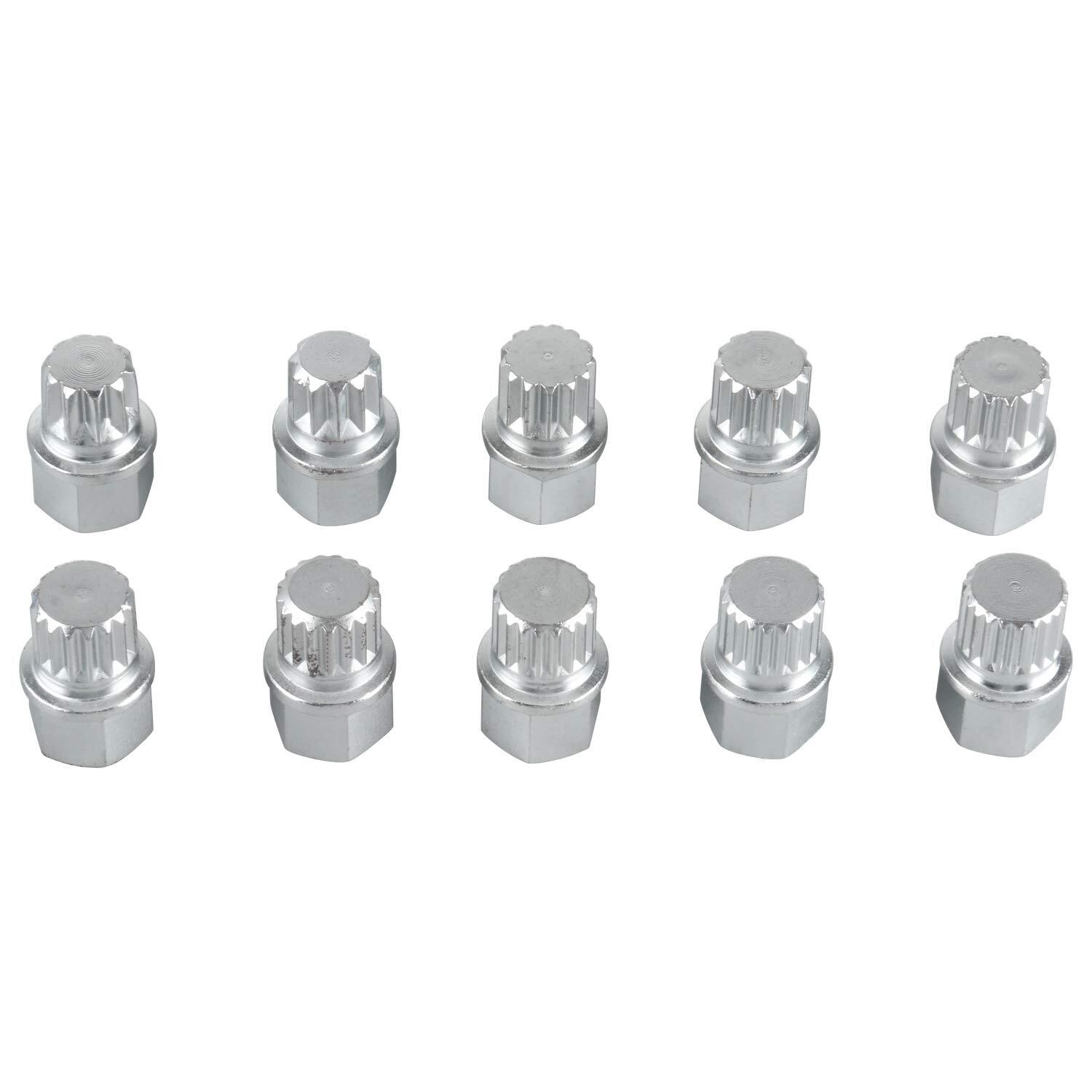 10pc Locking Lug Nut Master Set Wheel Lock Key Removal Tool Kit for BMW