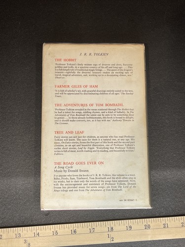 Vintage Lord of the Rings Book Trilogy Second Edition 4th Impression Unclipped - Picture 13 of 21